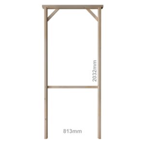 Steel Fire Door Frame 813 x 2032 - 240mm