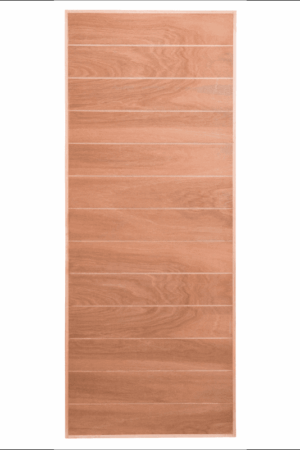 Horizontal Slatted Marine Ply Door - 813 x 2032