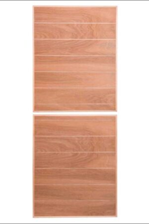 Horizontal Slatted Marine Ply Stable Door - 813 x 2032